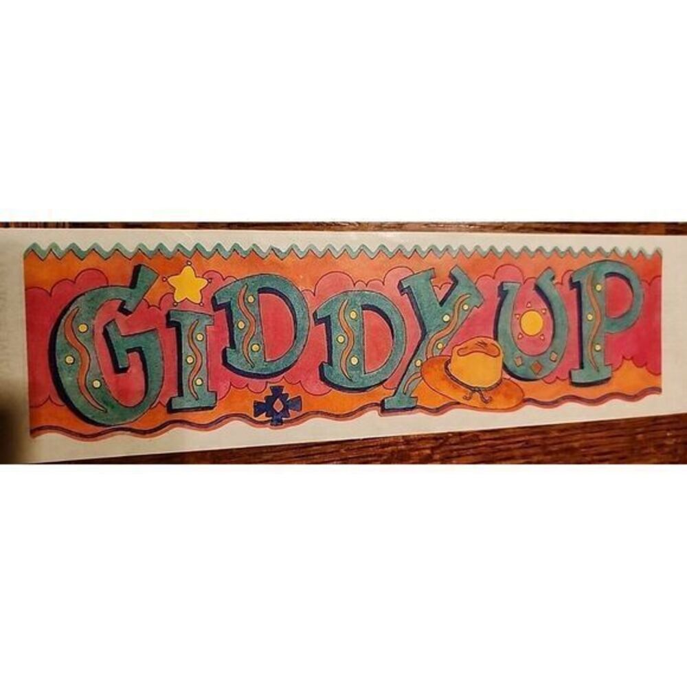 Frances Meyer Stickers ,‎ Western, Cowboy "Giddyup" Scrapbook